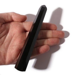 Obsidian Pointed Massage Wand - Large #3 - 4 1/2" to 6"    from The Rock Space