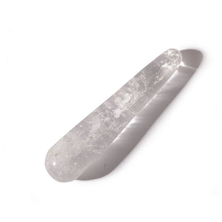 Clear Quartz A Rounded Massage Wand - Medium #2 - 3" to 4"    from The Rock Space