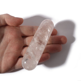 Clear Quartz A Rounded Massage Wand - Extra Large #2 - 3 3/4" to 5 1/4"    from The Rock Space