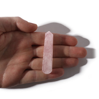 Rose Quartz A Pointed Massage Wand - Extra Small #2- 2" to 3"    from The Rock Space