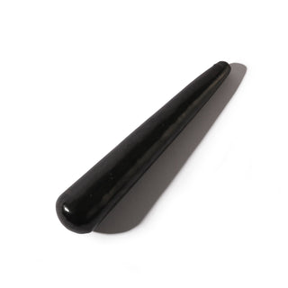 Shungite Rounded Massage Wand - Small #3 - 3 1/2" to 4 1/2" from The Rock Space