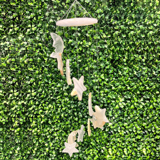 White Onyx - Moons and Stars - Wind Chime from The Rock Space