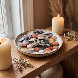 Mixed Stone Worry Stones - 100 Pack from Stonebridge Imports