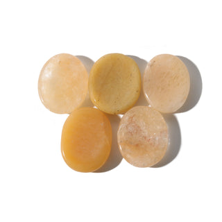 Golden Quartz Worry Stone - Pack of 5 from The Rock Space