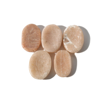 Cream Moonstone Worry Stone - Pack of 5 from The Rock Space