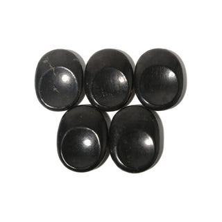 Shungite Worry Stone - Pack of 5 from The Rock Space