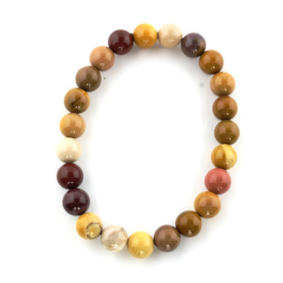 Mookaite Jasper Bead Bracelet    from The Rock Space