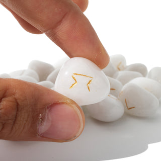 White Agate Runes Set from The Rock Space