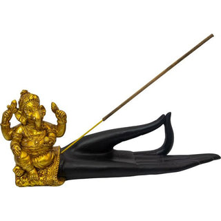 Resin Incense Holder - Ganesha Mudra Hand    from The Rock Space