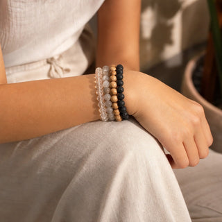 Agate Druzy Bead Bracelet from Stonebridge Imports
