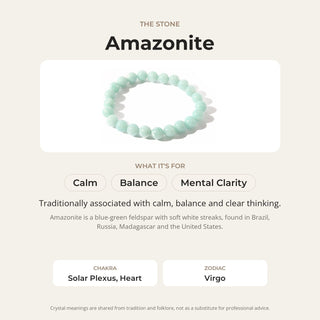 Amazonite Bead Bracelet from Stonebridge Imports