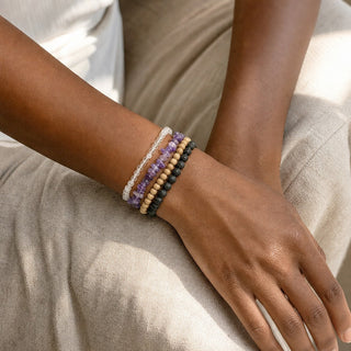 Amethyst Dark Chip Bracelet from Stonebridge Imports