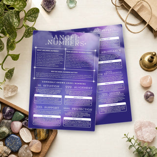 QuickStudy Guide 2.0 - Angel Numbers (PDF File) from The Rock Space