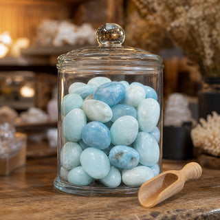 Aquamarine A Tumbled Stones from Stonebridge Imports