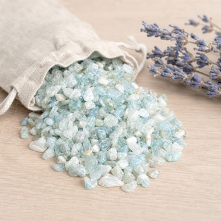 Aquamarine B Tumbled Stones - Semi Polished from Stonebridge Imports