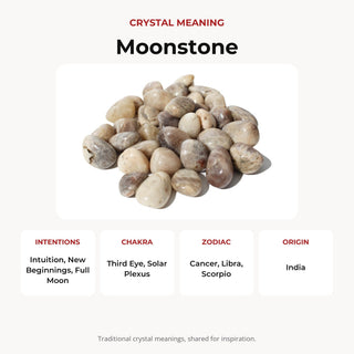 Blue Moonstone Tumbled Stones from Stonebridge Imports