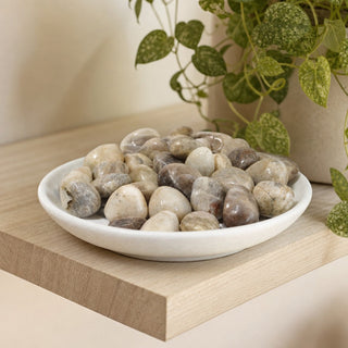 Blue Moonstone Tumbled Stones from Stonebridge Imports