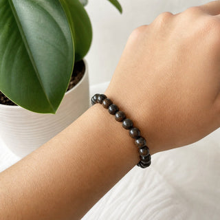 Bronzite Round Bracelet - 8mm from The Rock Space