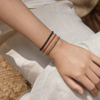 Brown Goldstone Bracelet - 2-3mm from The Rock Space