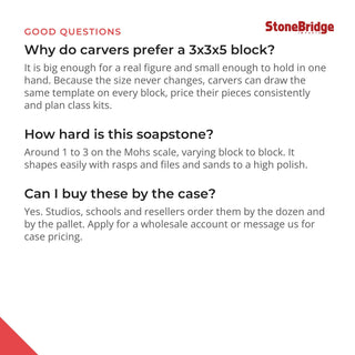 3x3x5 Carving Block - questions and answers