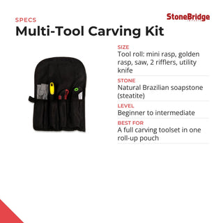 Soapstone Multi Kit Carving Tools from The Rock Space