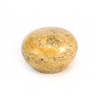 Soapstone Trinket Box - Round Top Varnished 3" from The Rock Space