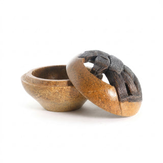 Soapstone Trinket Box - Carved - U#2 - 4" from Stonebridge Imports