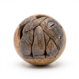 Soapstone Trinket Box - Carved - U#1 - 4" from The Rock Space