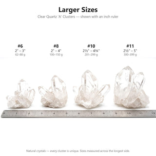 Clear Quartz 'A' Cluster from Stonebridge Imports