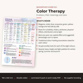 QuickStudy Guide 2.0 - Color Therapy (PDF File) from The Rock Space