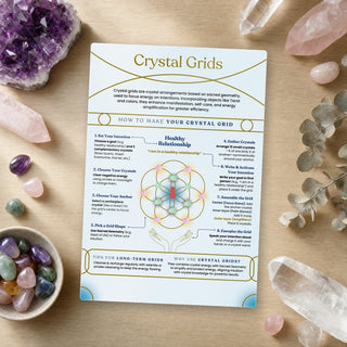 QuickStudy Guide 2.0 - Crystal Grids (PDF File) from The Rock Space
