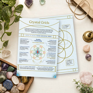 QuickStudy Guide 2.0 - Crystal Grids (PDF File) from The Rock Space