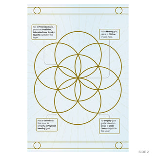 QuickStudy Guide 2.0 - Crystal Grids (PDF File) from The Rock Space