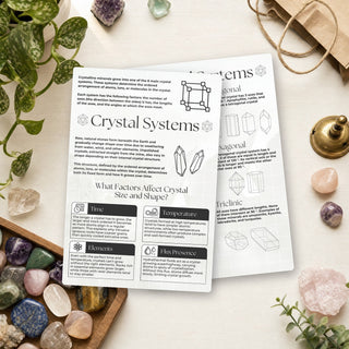 QuickStudy Guide 2.0 - Crystal Systems (PDF File) from The Rock Space