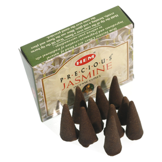 Precious Jasmine Hem Incense Cones - 10 Pack from The Rock Space