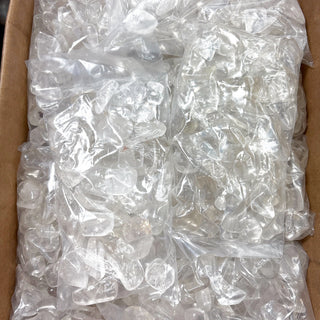 Clear Quartz B Tumbled Stones - Semi-Polished (Assorted) from Stonebridge Imports