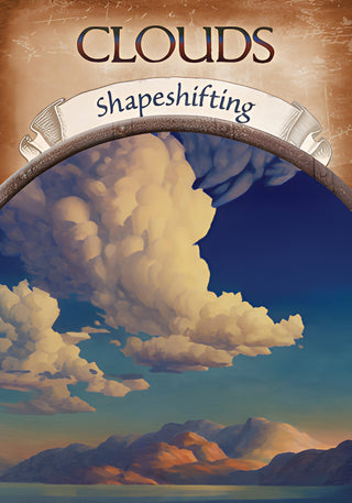 Earth Magic Oracle Cards — Clouds (Shapeshifting) card