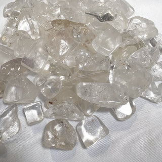 Clear Quartz B Tumbled Stones - Semi-Polished (Assorted) from Stonebridge Imports