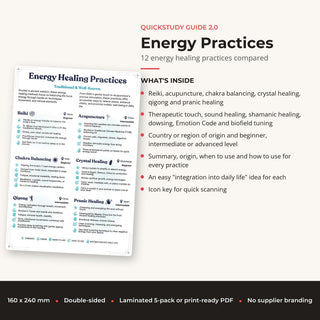 QuickStudy Guide 2.0 - Energy Practices (PDF File) from The Rock Space