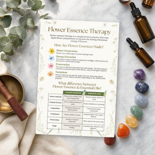 QuickStudy Guide 2.0 - Flower Essence Therapy (PDF File) from The Rock Space