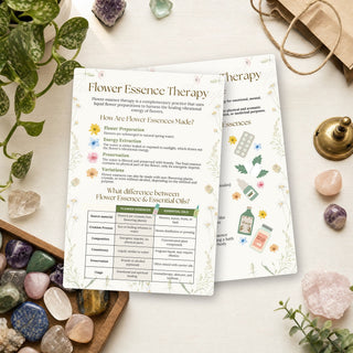 QuickStudy Guide 2.0 - Flower Essence Therapy (PDF File) from The Rock Space