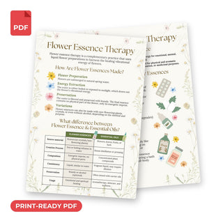 QuickStudy Guide 2.0 - Flower Essence Therapy (PDF File) from The Rock Space
