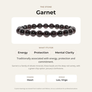 Garnet Bead Bracelet from Stonebridge Imports