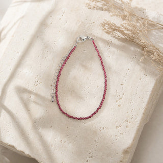 Garnet Bracelet - 2-3mm from Stonebridge Imports