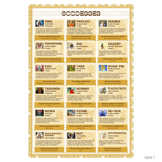 QuickStudy Guide 2.0 - Goddesses (PDF File) from The Rock Space