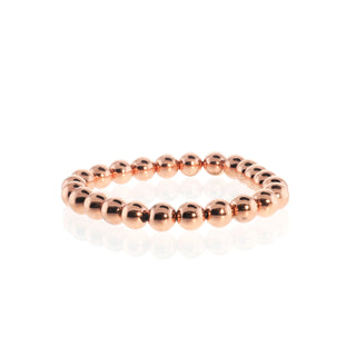 Hematite Electroplated Bead Bracelet (Enhanced) 8mm Copper from The Rock Space