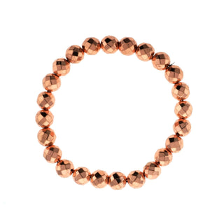 Hematite Electroplated Bead Bracelet (Enhanced) from The Rock Space