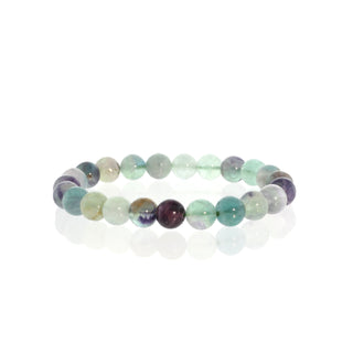 Fluorite Bead Bracelet 8mm from The Rock Space