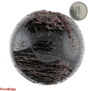 Garnet Sphere - Medium #1 - 2 3/4"    from The Rock Space