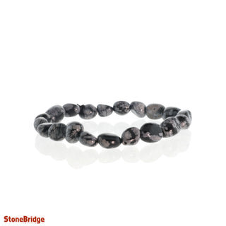 Snowflake Obsidian Tumbled Bracelets    from The Rock Space